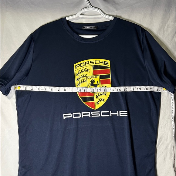 Porsche Navy Blue Men's large T-Shirt - Picture 6 of 6